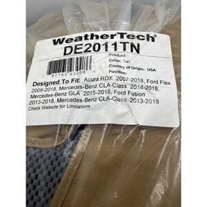 WeatherTech Seat Protector DE2011TN Small Highback Tan‎ New